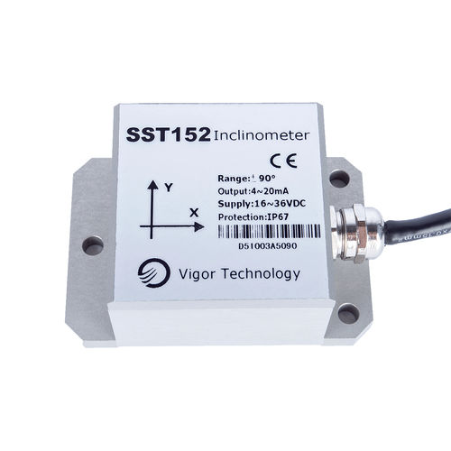 RS-485-Neigungssensor - SST100 - Shanghai Vigor Technology Development Co., Ltd. - Mehrachsen / MEMS / mit Aluminiumgehäuse