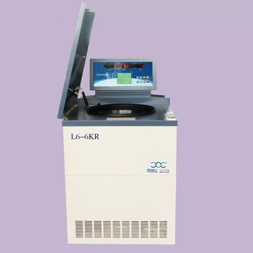Laborzentrifuge - L6-6KR - Hunan Kecheng Instrument Equipment Co.,Ltd - für Lebensmittelbank / bodenstehend / vertikal