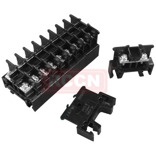 Durchführungs-Klemmenblock - JHY1 series - Shanghai Richeng Electronics - auf DIN-Schiene / Schraubanschluss