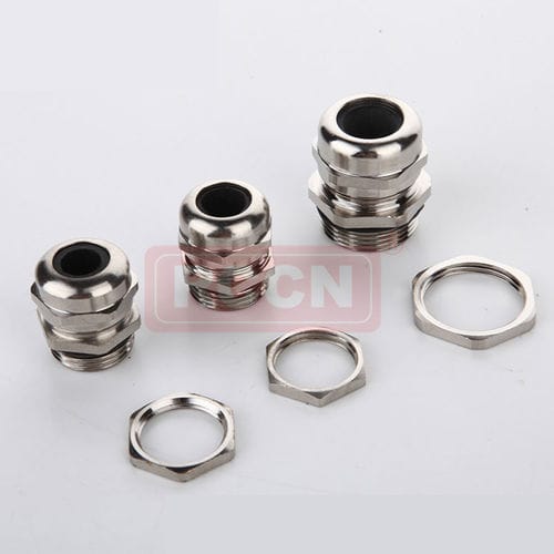 Kabelverschraubung / vernickeltes Messing - MGA-EMC series  - Shanghai Richeng Electronics - IP68 / mit EMV-Abschirmung / gerade