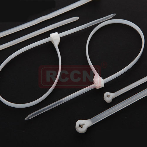 Nylon-Kabelbinder - T series - Shanghai Richeng Electronics - flammenbeständig / mit Lasche