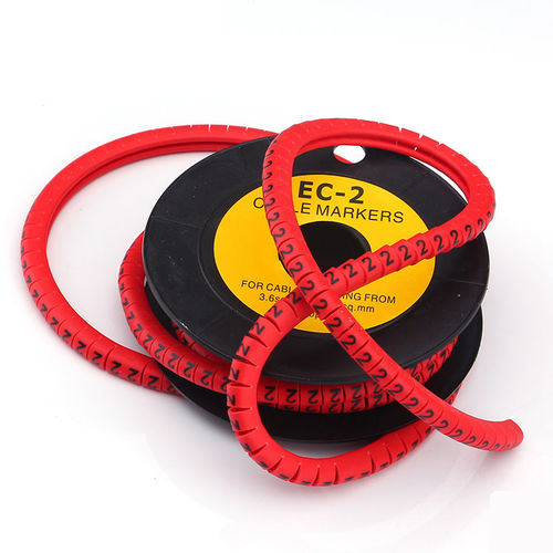 Clip für Kabel - EC series  - Shanghai Richeng Electronics - PVC / Markierung / mit Farbkodierung