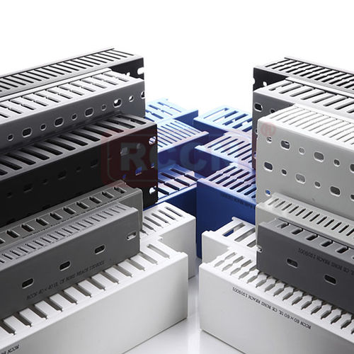 Kabelkanal - VDRF series   - Shanghai Richeng Electronics - PVC / gerillt / starr