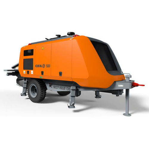 Anhängermontierte Betonpumpe - PC_709 - CIFA S.p.A - für Baustelle / elektrisch / Kolben