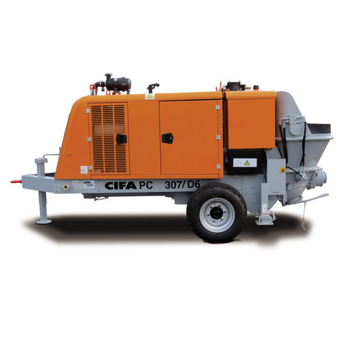 Anhängermontierte Betonpumpe - SERIE_6 - CIFA S.p.A - für Baustelle / elektrisch