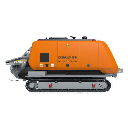 Betonpumpe auf Raupen - PCC_907 - CIFA S.p.A - für Baustelle / Kolben