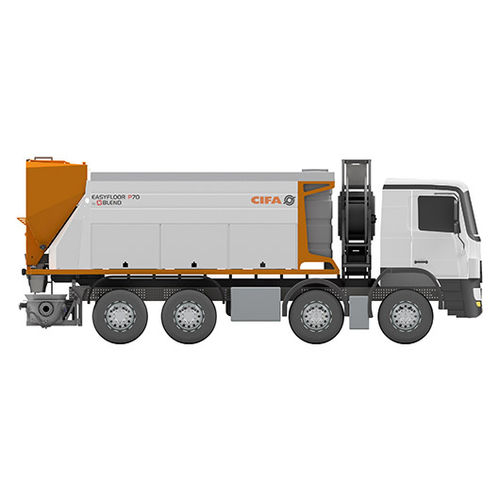 Mobile Betonpumpe - Easyfloor P70 - CIFA S.p.A - für Baustelle / Kolben