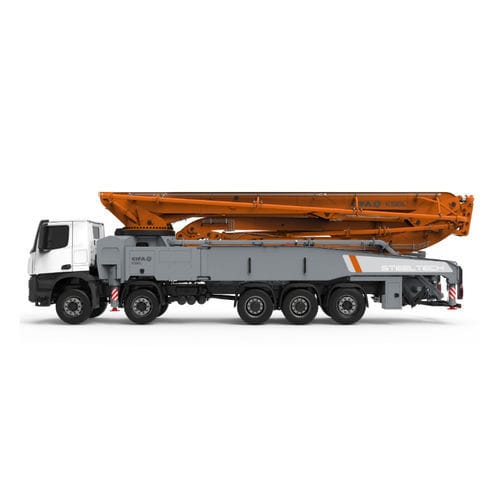 Anhängermontierte Autobetonpumpe - K56L - CIFA S.p.A - für Baustelle