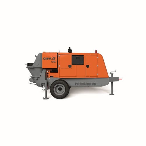 Anhängermontierte Betonpumpe - PC_506 - CIFA S.p.A - für Baustelle / Diesel / elektrisch