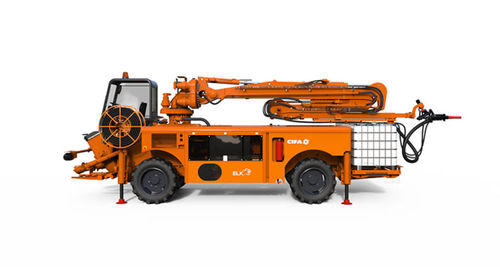Mobile Betonpumpe - ELK - CIFA S.p.A - für Baustelle / Diesel / elektrisch