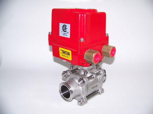 Elektrischer Ventilantrieb - TOP-FLO® - Top Line Process Equipment Company - drehbar