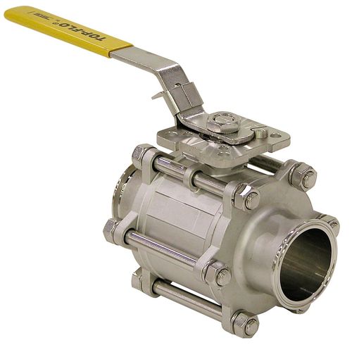 Kugelventil - TOP-FLO® - Top Line Process Equipment Company - Hebel / Stell / für flüssige Lebensmittel und Getränke