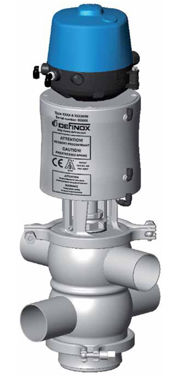 Ventil mit schwimmend gelagerter Kugel - TOP-FLO® VDCI-MC PFA - Top Line Process Equipment Company - pneumatisch gesteuert / vermischungssicher / für Chemikalien