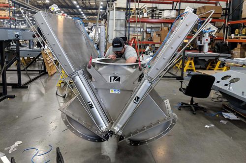 Rohrweiche für pulverförmiges Gut - VXX - Vortex Global - für trockenes Schüttgut / Schwerkraft