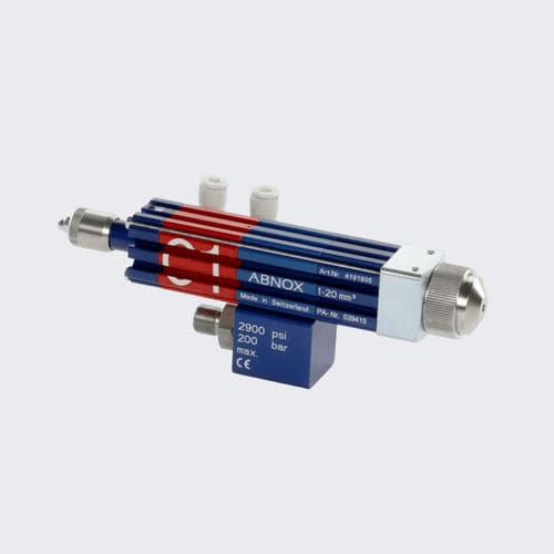 Kolbenventil - AXDV-SPK series - ABNOX - pneumatisch / Steuerung / Dosier