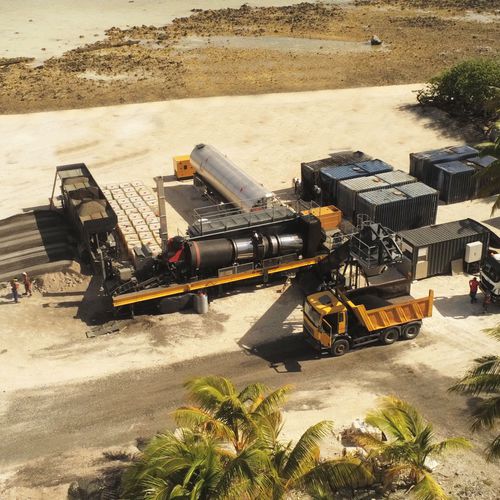 Mobile Asphaltmischanlage - TSM13 - ERMONT SAS - kontinuierlich / Gleichstrom