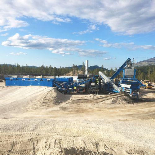 Mobile Asphaltmischanlage - RF200  - ERMONT SAS - kontinuierlich / Gegenstrom