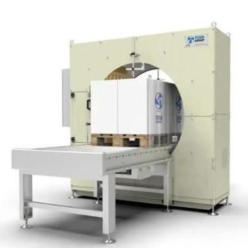 Stretchwickler mit Drehring - POSEIDON 140 - Tosa - automatisch / für lange Produkte / horizontal