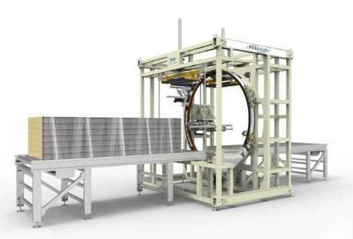 Stretchwickler mit Drehring - POSEIDON 210 - Tosa - automatisch / für lange Produkte / horizontal