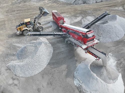 Siebmaschine für Baustellen - 693 - TEREX Mobile Processing Equipment - für Steinbrüche / lineare Schwingungen / Vibration
