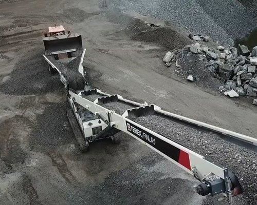 Bandbeschicker - TF-75L - TEREX Mobile Processing Equipment - rotierend / für Schüttgut / für Trichter