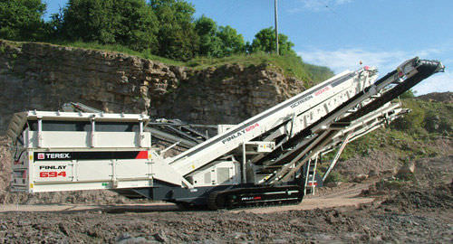 Siebmaschine für Steinbrüche - 694+ - TEREX Mobile Processing Equipment - Vibration / mobil / für Pellets