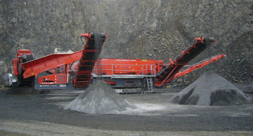 Siebanlage für Steinbrüche - 984  - TEREX Mobile Processing Equipment - für Recyclingprodukte / mobil / für Schüttgut