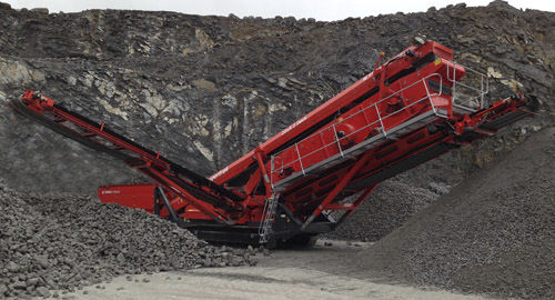 Siebmaschine für Steinbrüche - 693+ - TEREX Mobile Processing Equipment - mobil / Vibration / für Pellets
