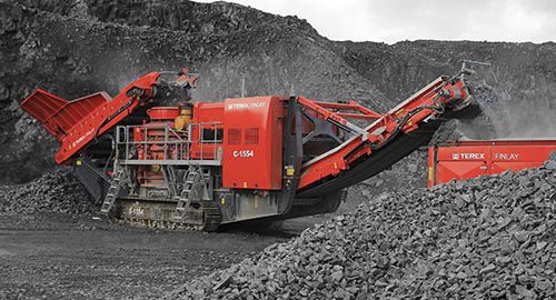 Kegelbrecher - C-1554 - TEREX Mobile Processing Equipment - mobil / auf Raupen