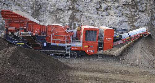 Schlagbrecher - I-140 - TEREX Mobile Processing Equipment - mobil / auf Raupen