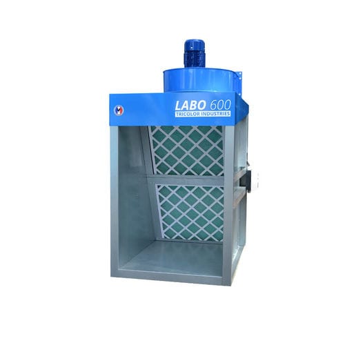 Offene Lackierkabine - Labo 600T - Tricolor Industries - für Einzelteile / für Flugzeugbau / Trockenfilter