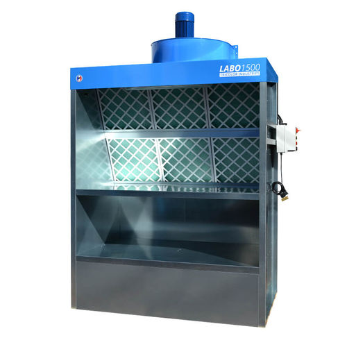 Offene Lackierkabine - Labo 1500 - Tricolor Industries - für Einzelteile / für Flugzeugbau / Trockenfilter