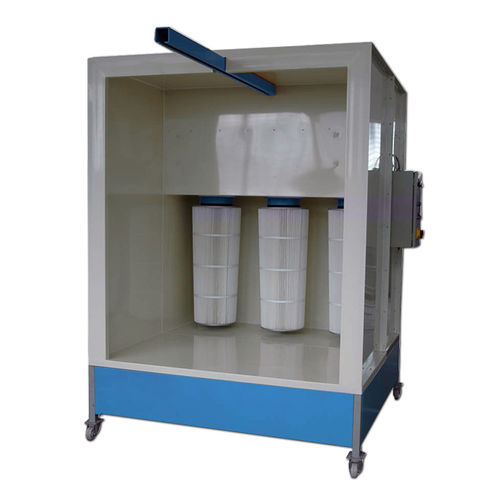 Offene Pulverbeschichtungskabine - TRICO COMPACT CPB 2 - Tricolor Industries - für Einzelteile / Filterpatrone / automatische Filterreinigung