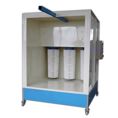 Offene Pulverbeschichtungskabine - TRICO COMPACT CPB 1 - Tricolor Industries - für Einzelteile / Filterpatrone / automatische Filterreinigung