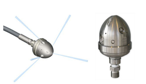 Reinigungsdüse - 95 mm, 1 500 bar | BADGER XL - Salotech International B.V. - für Wasser / Mehrpunkt / für Tank