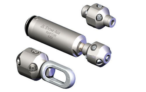 Reinigungsdüse - 3" - 12", 1 500 bar | RAPTOR - Salotech International B.V. - für Wasser / Mehrpunkt / für Tank