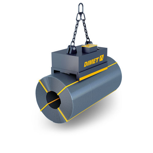 Elektrisch geschalteter Elektro-Lasthebemagnet - EMGK series - DIMET GmbH - Umschlag / für Kran / rechteckig