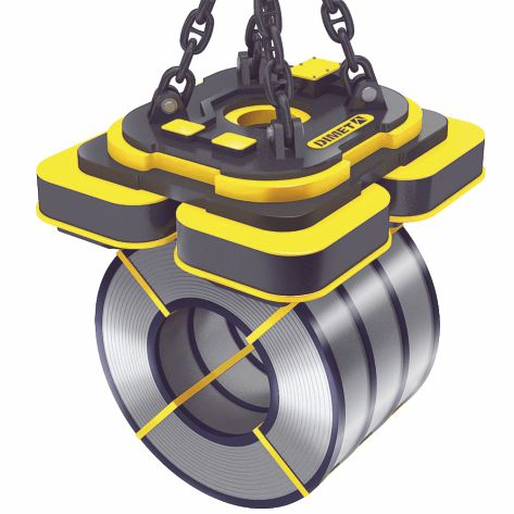 Elektro-Lasthebemagnet / für Spulen - EMGU SERIES - DIMET GmbH - elektrisch geschaltet / Umschlag
