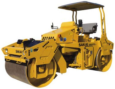 Tandemwalze - max. 8 000 kg (17 640 lbs ) | SW652-1/SW652-1K Series - SAKAI HEAVY INDUSTRIES - Vibration / mit Gelenk