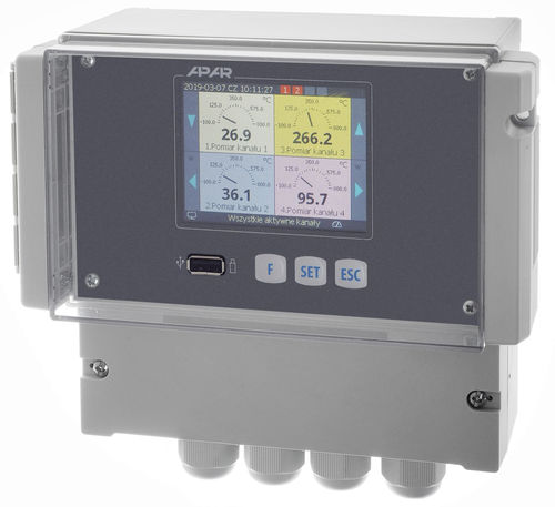 Temperatur-Datenlogger - AR208 - APLISENS S.A. - Druck / Spannung / Feuchte