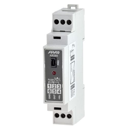 DIN-Schienen-Temperaturmessumformer - AR580 - APLISENS S.A. - Pt100 / Thermoelement Typ K / Thermoelement Typ S