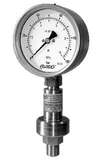 Analoges Manometer - MS-100 - APLISENS S.A. - Gewinde / Rohrfeder / mit Membrandruckmittler