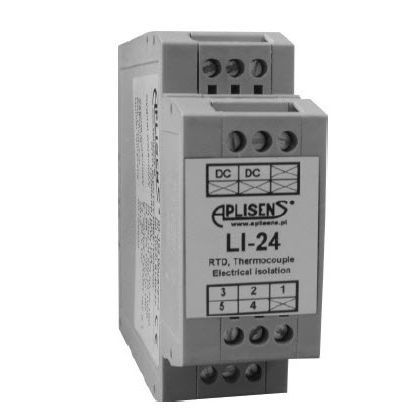 DIN-Schienen-Temperaturmessumformer - LI-24 - APLISENS S.A. - Thermoelement / HART / programmierbar