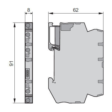 DIN-Schienen-Temperaturmessumformer - ATL  - APLISENS S.A. - Pt100 / 4-20 mA / programmierbar
