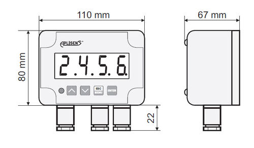 Temperaturanzeiger - PMS-620N - APLISENS S.A. - digital / Inline