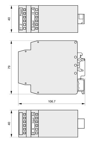Galvanischer Isolator - ZS-31Ex1 - APLISENS S.A. - Leistung / eigensicher