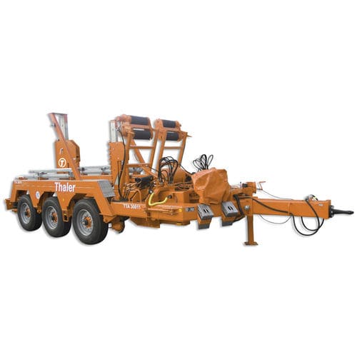 U-förmiger Anhänger - TTA 30011 - Jakob Thaler GmbH - Kabeltrommel / für Kabeltransport und -verlegung / 3-Achsen