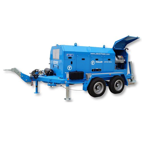 Dieselbetriebene Spillwinde - KE-SP 80 series - Jakob Thaler GmbH - für Kabel / Zug / zur Rohrsanierung
