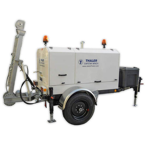 Hydraulische Winde - KE-SP 3050 US Version - Jakob Thaler GmbH - dieselbetrieben / Drahtseil / Zug