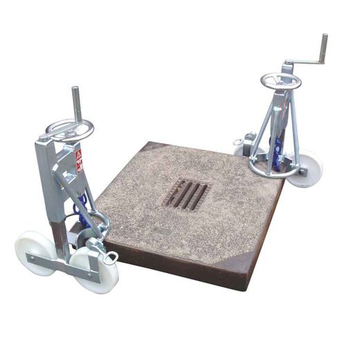 Tragbares Hebegerät - 080-4140-001 - Jakob Thaler GmbH - mit Greifsystem / Kanaldeckel